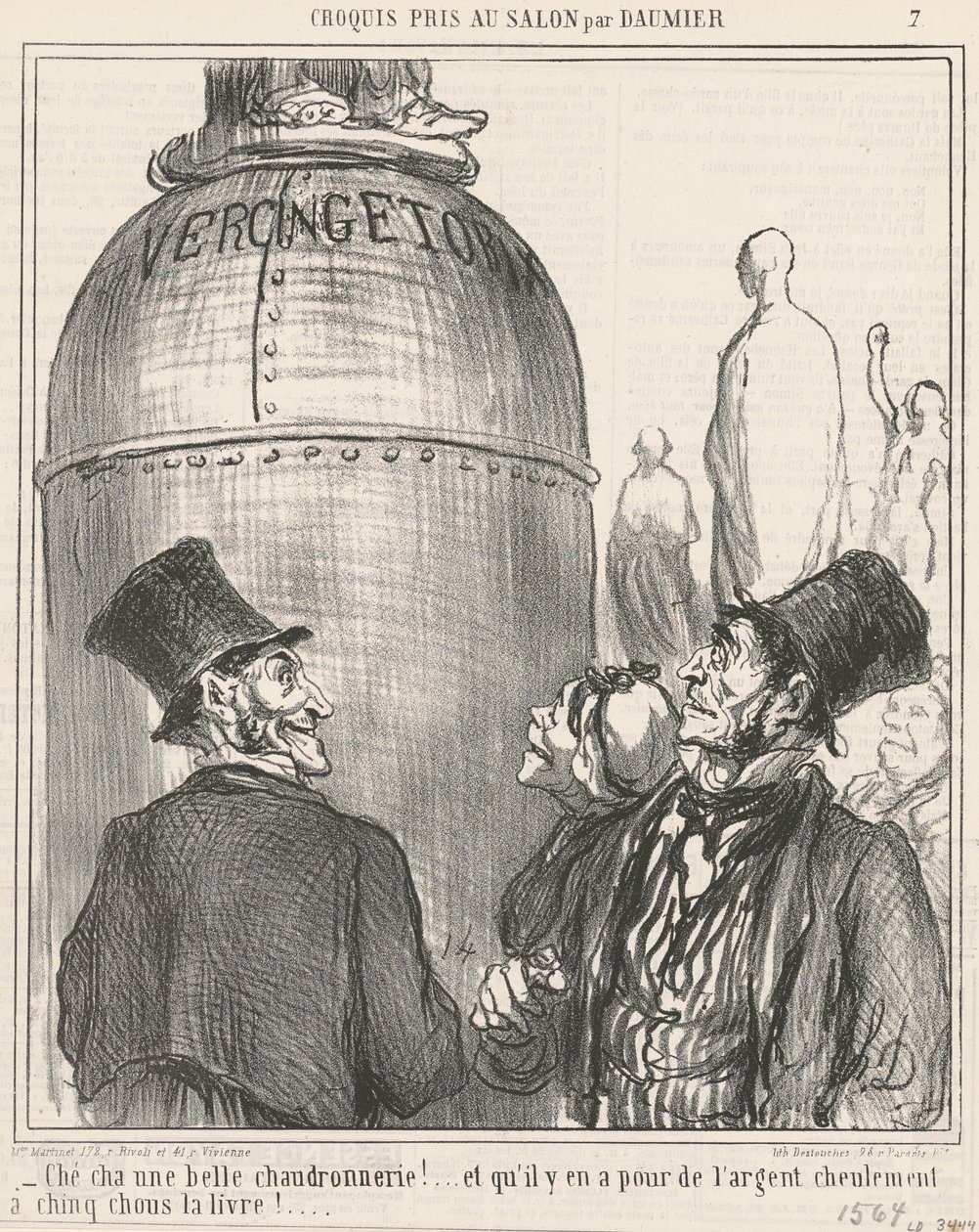 Ché cha en vacker panntillverkning! av Honoré Daumier