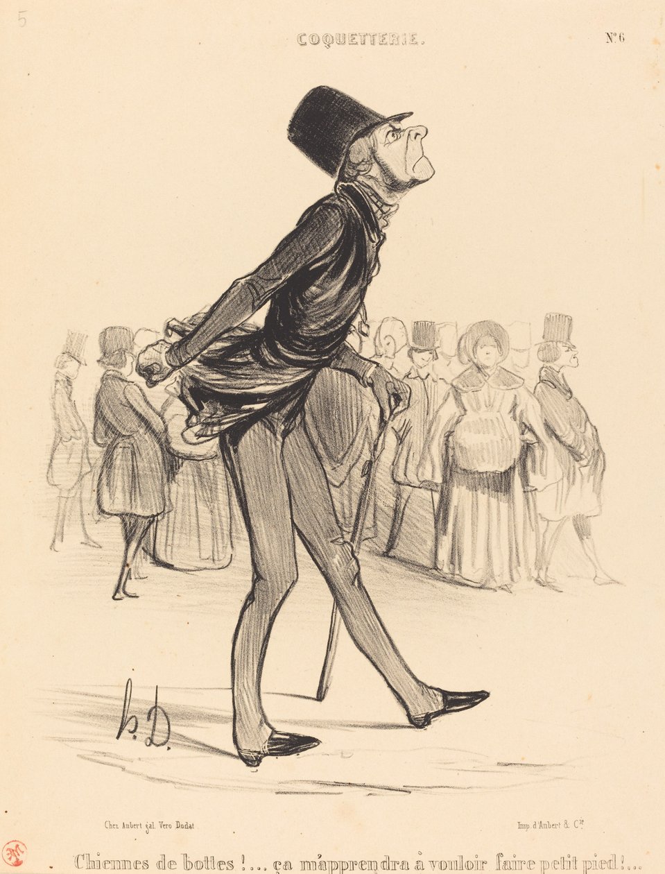 Stövel honhundar!... av Honoré Daumier