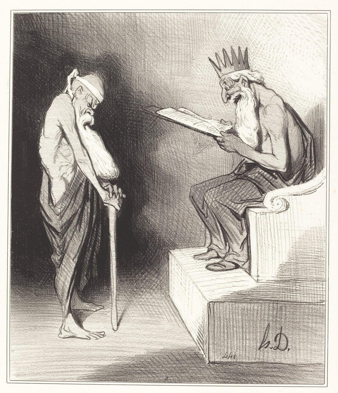 Minos nåd av Honoré Daumier
