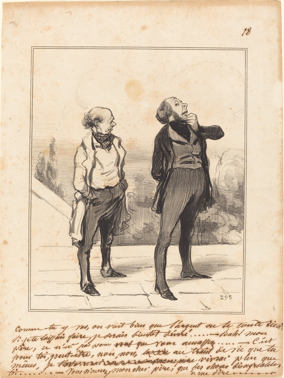 Allt efter som... av Honoré Daumier