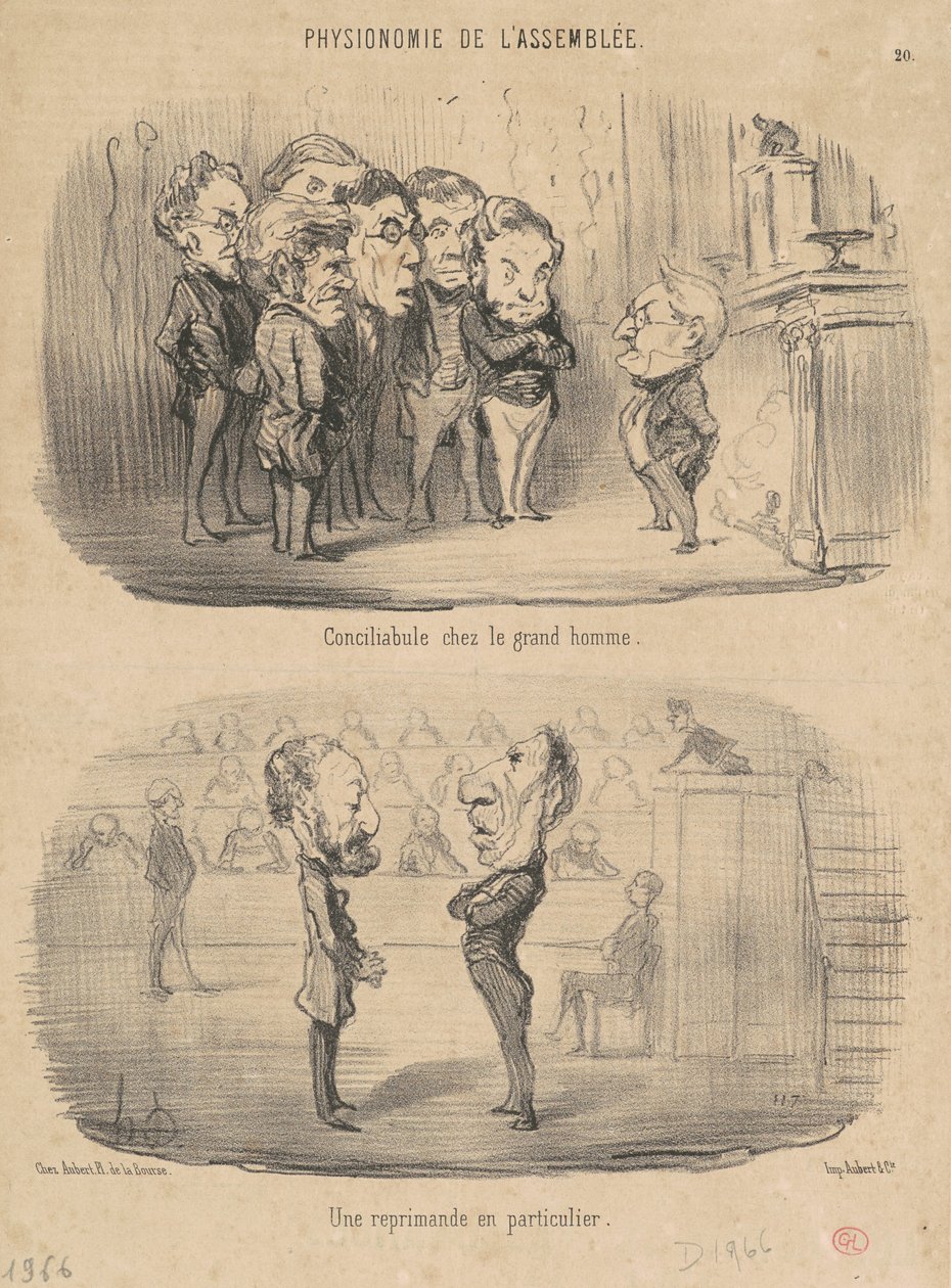 Försonas med den store mannen av Honoré Daumier