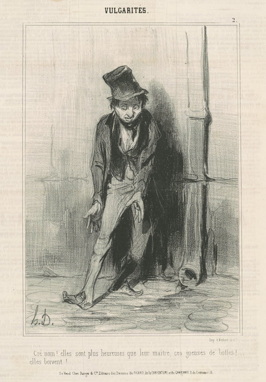 Cré nom: De är gladare... av Honoré Daumier