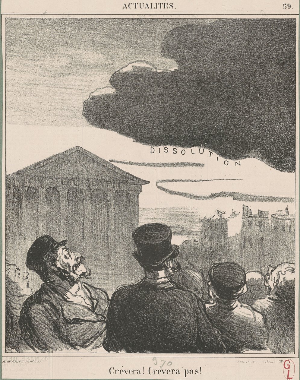 kommer skapa! Kommer inte att skapa! av Honoré Daumier