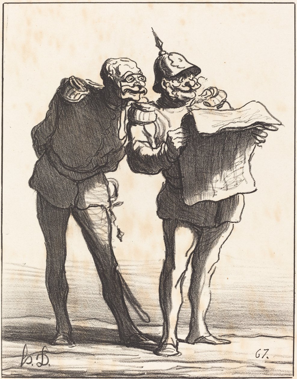 Klart vi inte kan... av Honoré Daumier