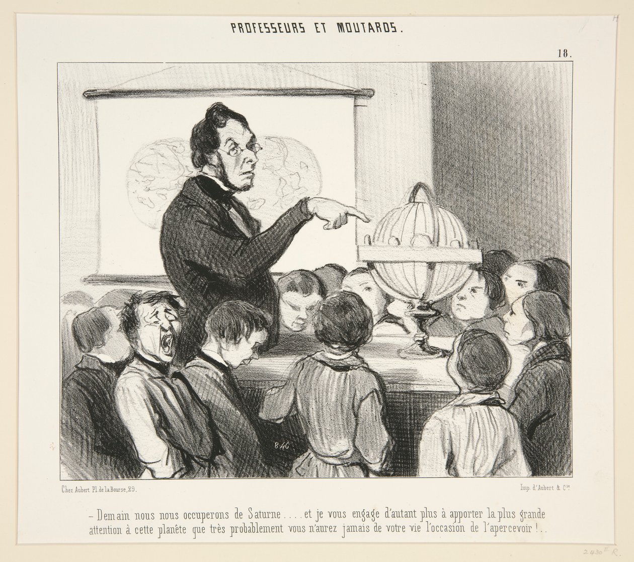 Imorgon ska vi ta hand om Saturnus av Honoré Daumier