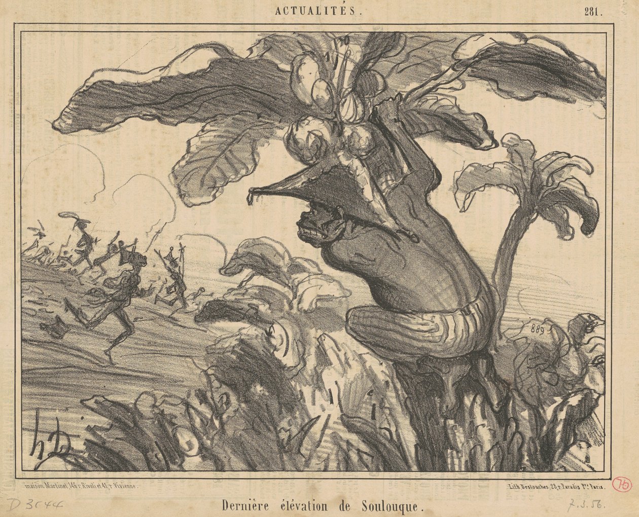 Soulouques sista höjd av Honoré Daumier