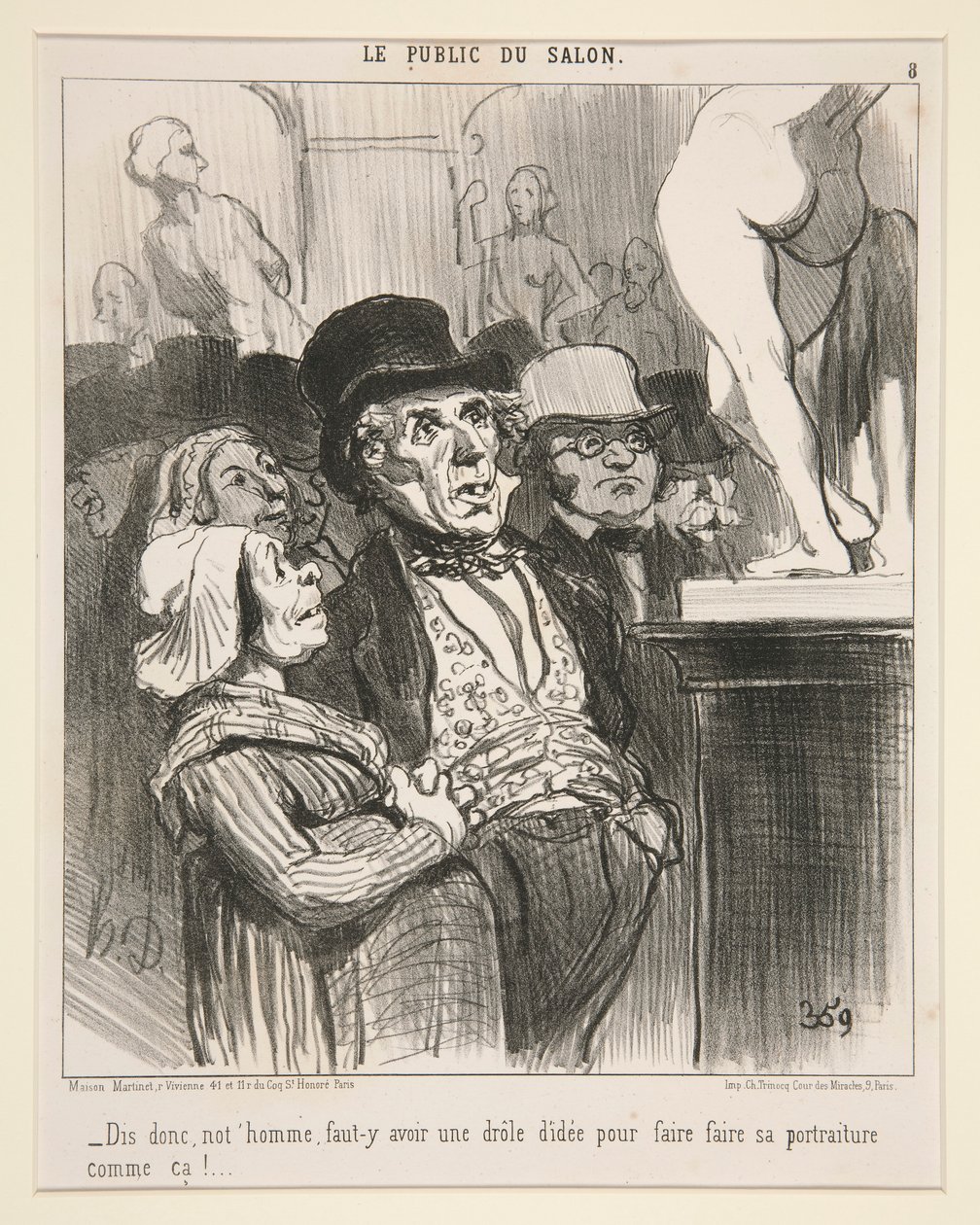 Säger nej av Honoré Daumier