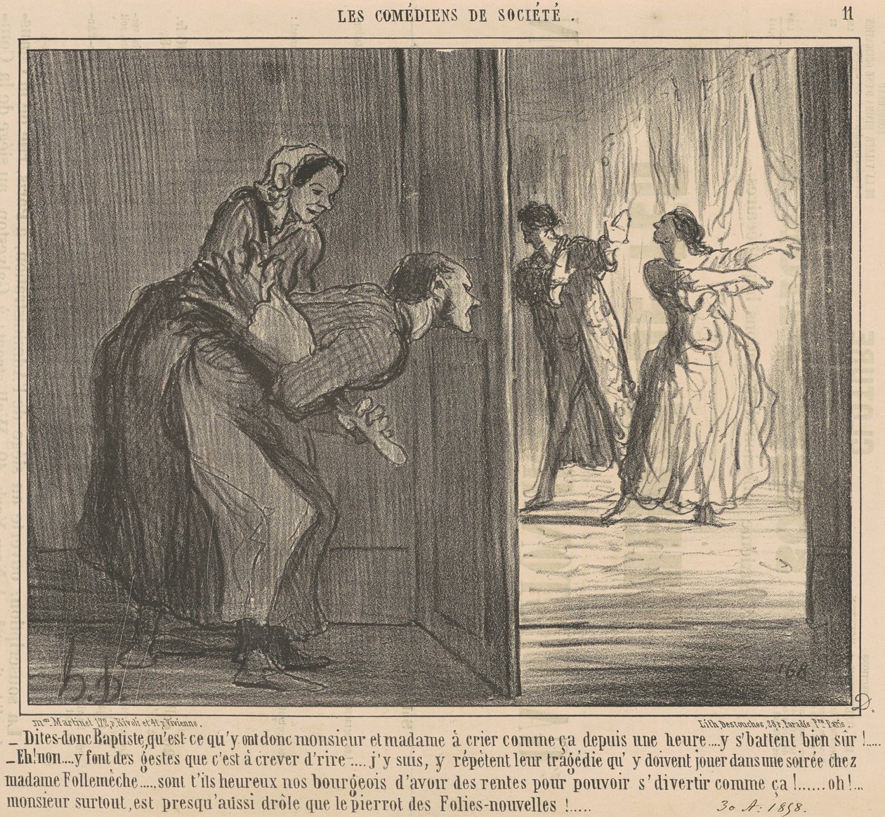 Säg Baptiste... av Honoré Daumier