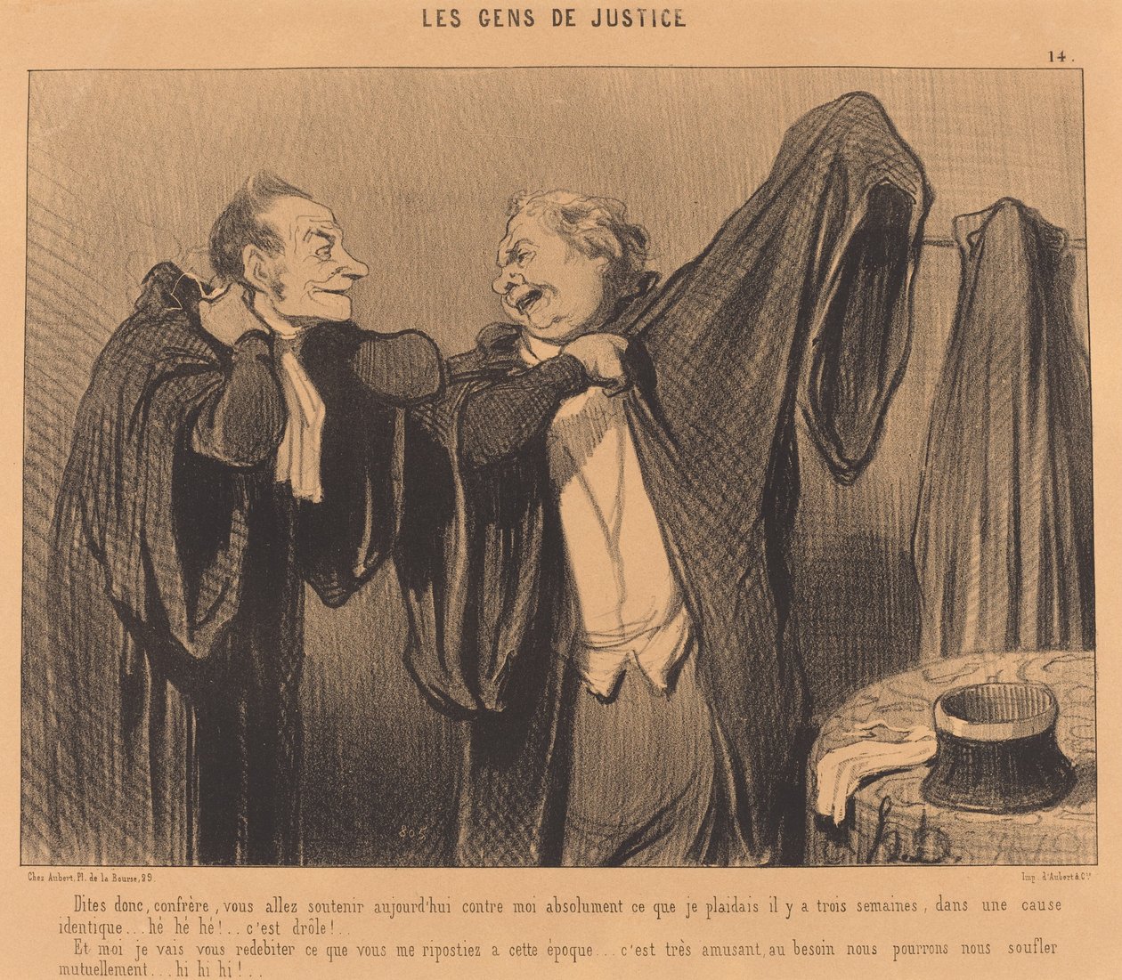 Säg, bror, du kommer att stödja... av Honoré Daumier