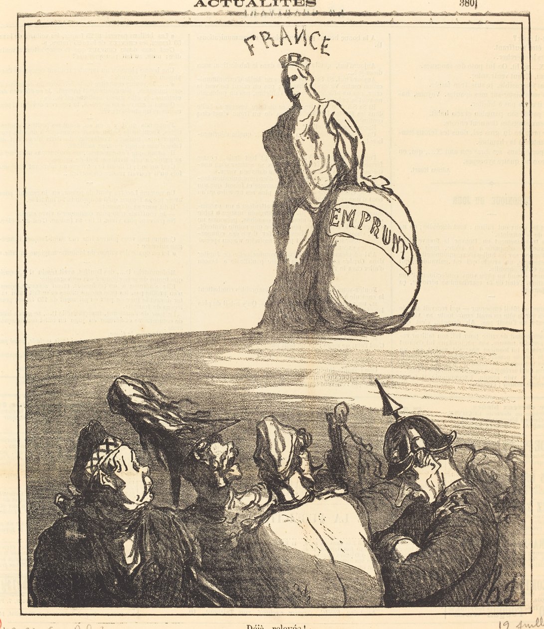 Redan hämtad! av Honoré Daumier