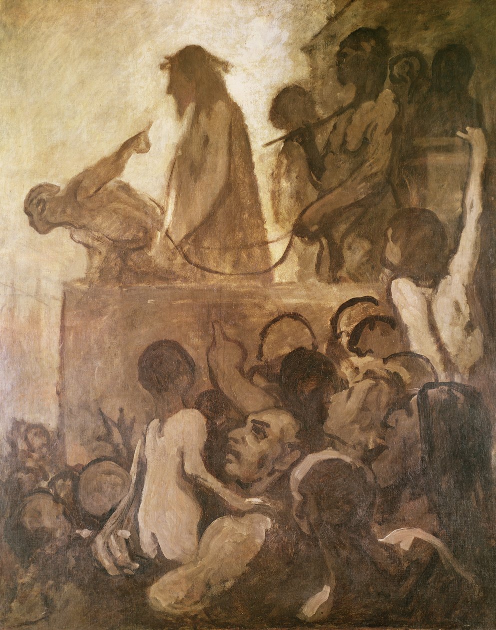 Se man, ca 1848-52 av Honoré Daumier