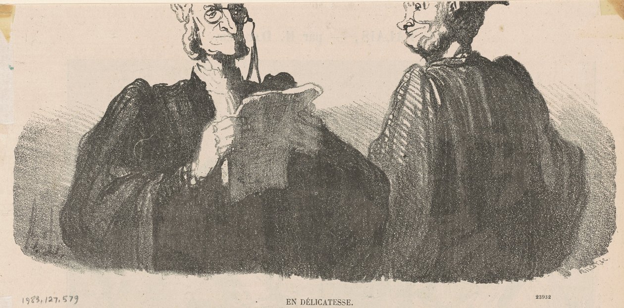 I delikatess av Honoré Daumier