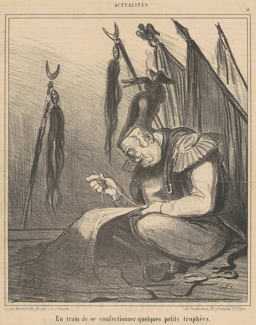 Håller på att ... göra några av Honoré Daumier