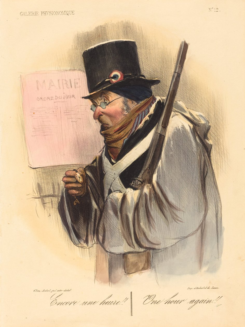 En timme till!! av Honoré Daumier