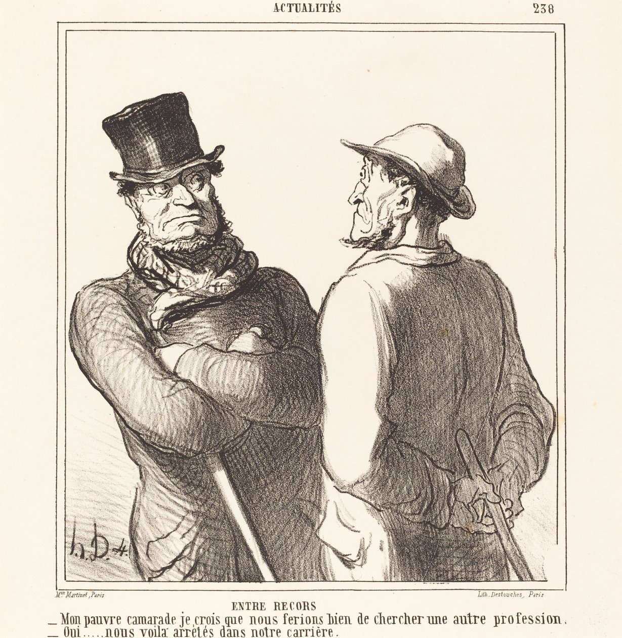 Mellan minnen av Honoré Daumier