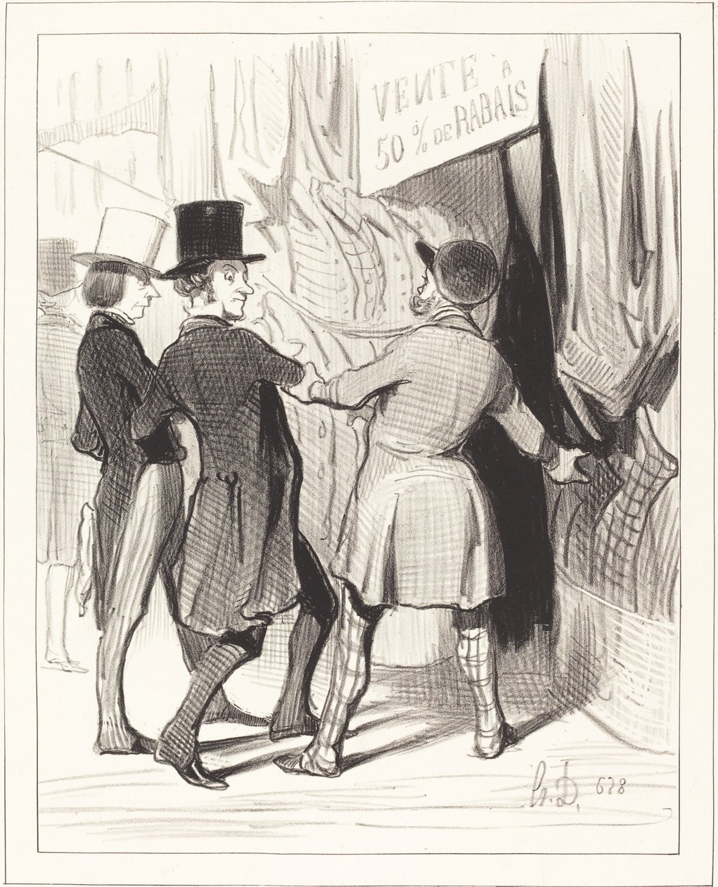 Anmäl herrar... här är några magnifika... av Honoré Daumier