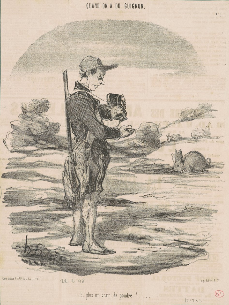 Och inte ett puderkorn! ... av Honoré Daumier