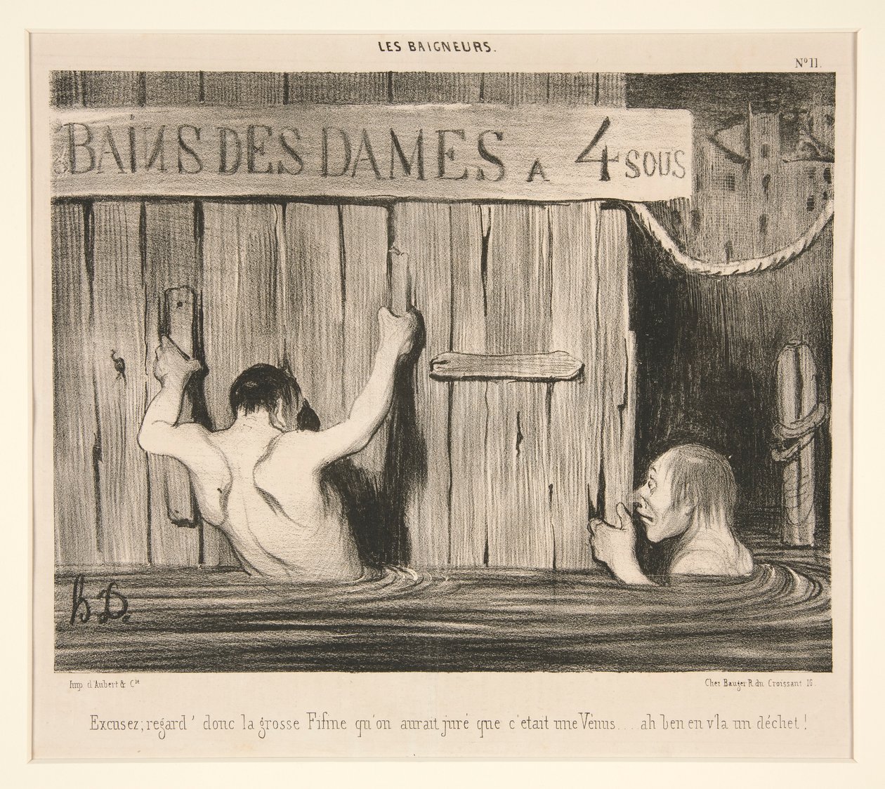 Ursäkt; blick av Honoré Daumier