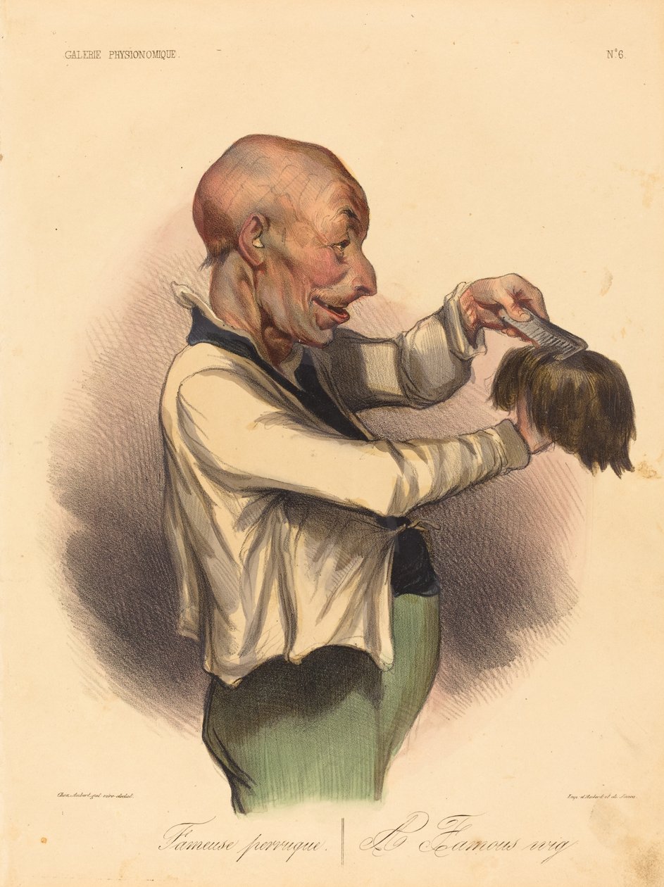 有名なスウェーデンのかつら av Honoré Daumier
