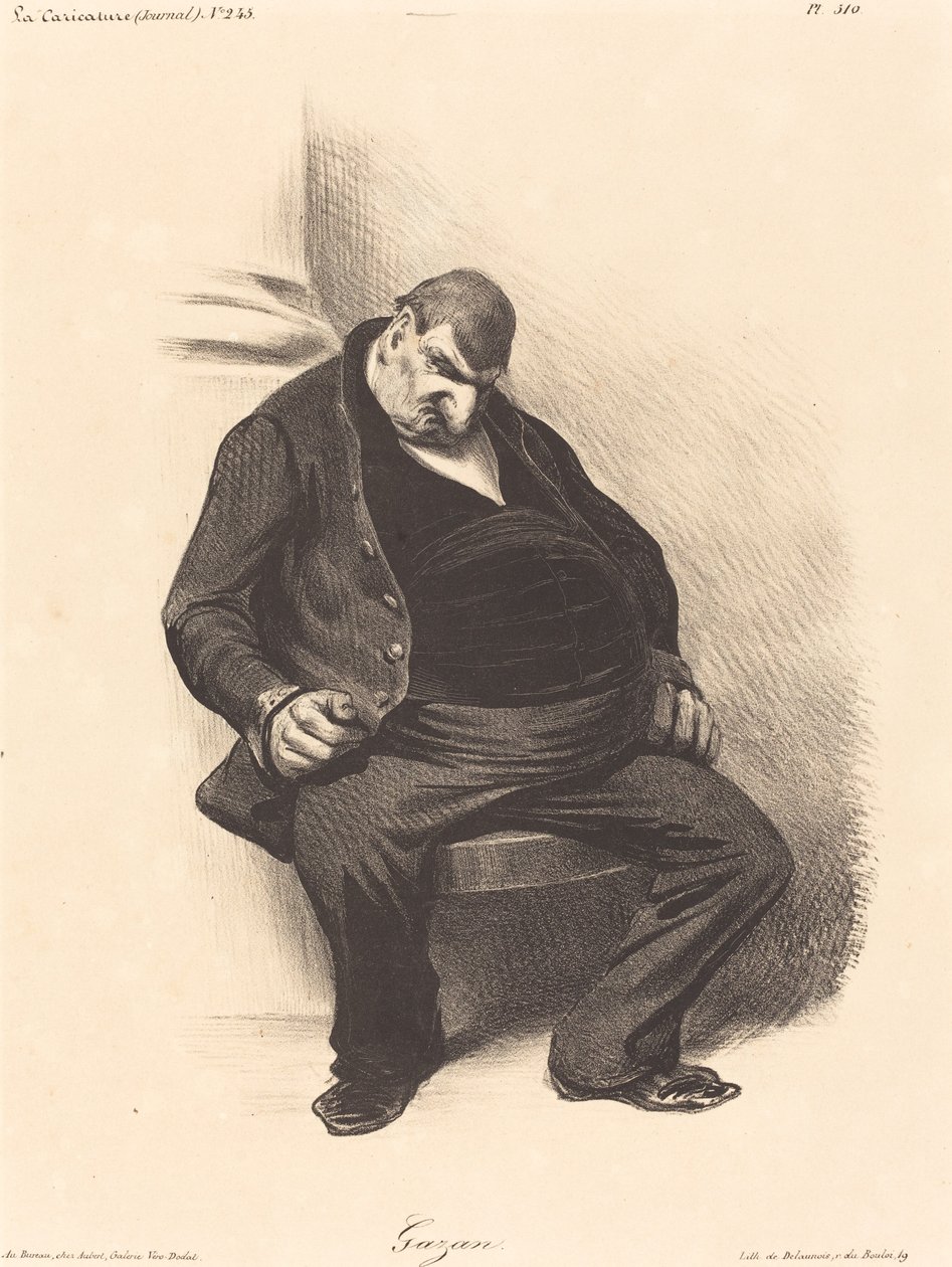 i Gaza av Honoré Daumier