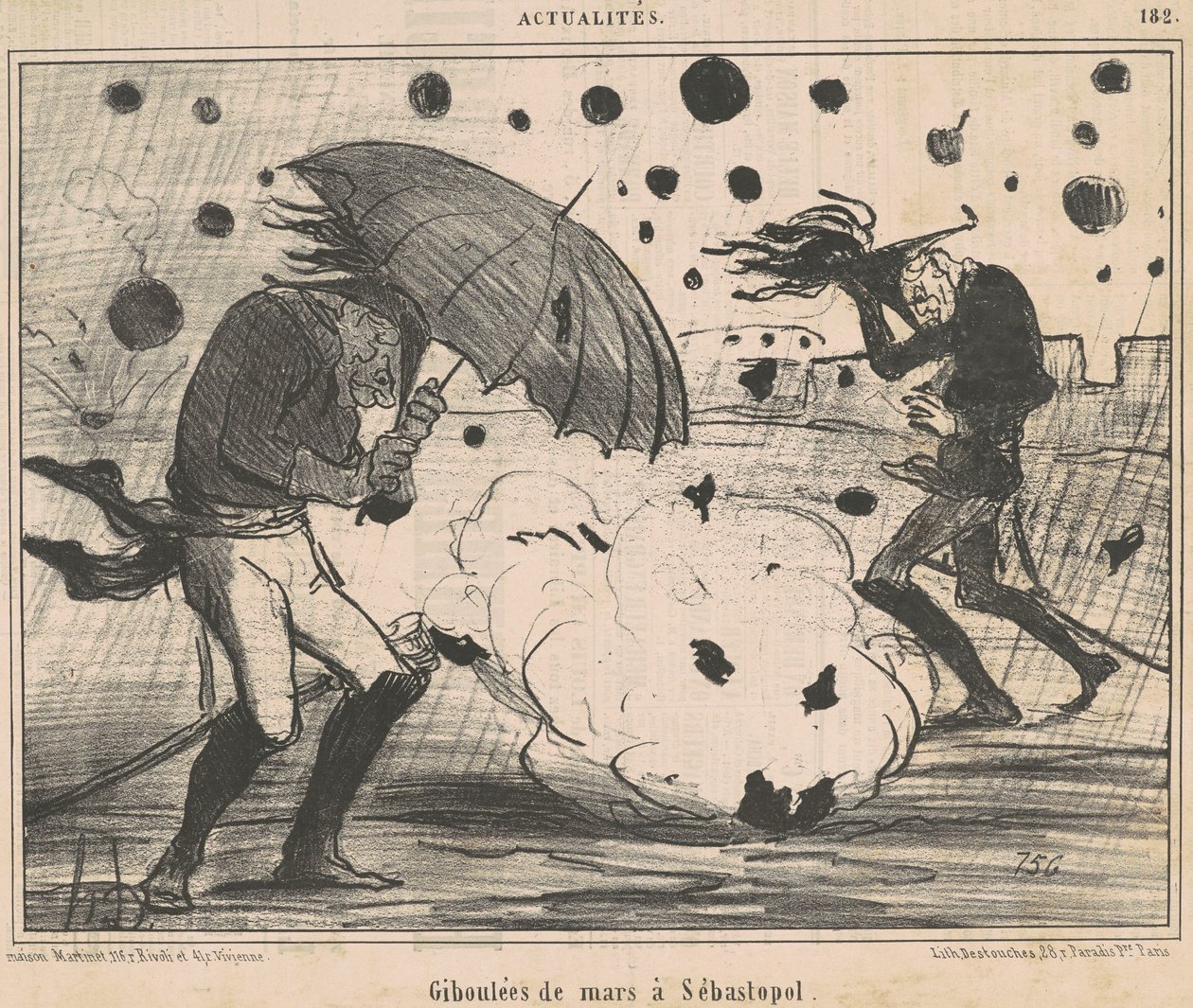 Marsskurar i Sevastopol av Honoré Daumier
