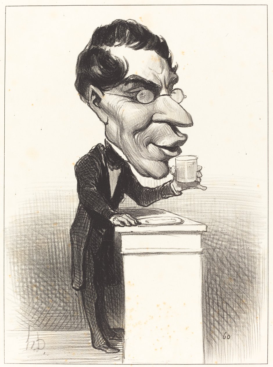 H.M. Augustin Corne av Honoré Daumier