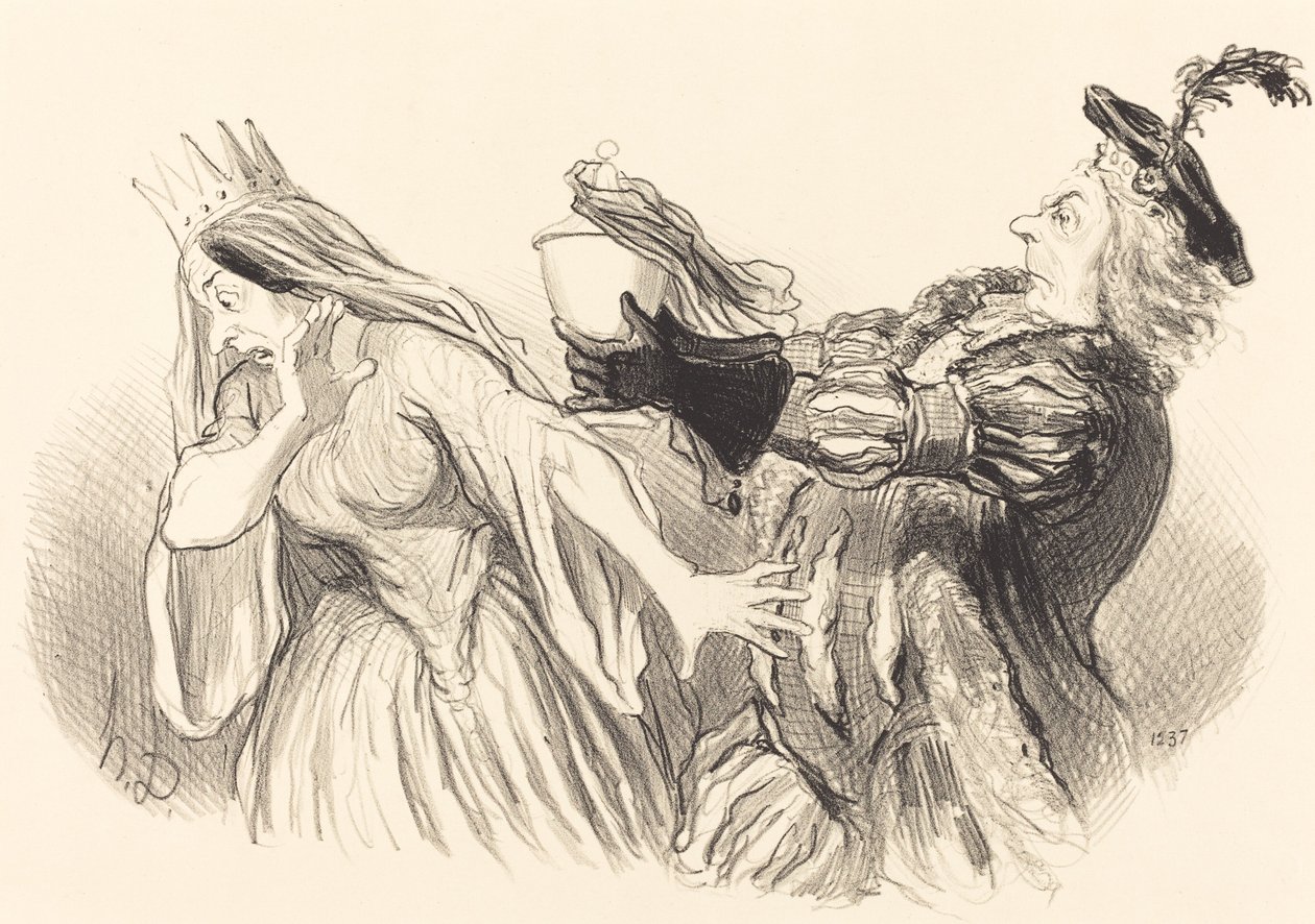 Liten by av Honoré Daumier