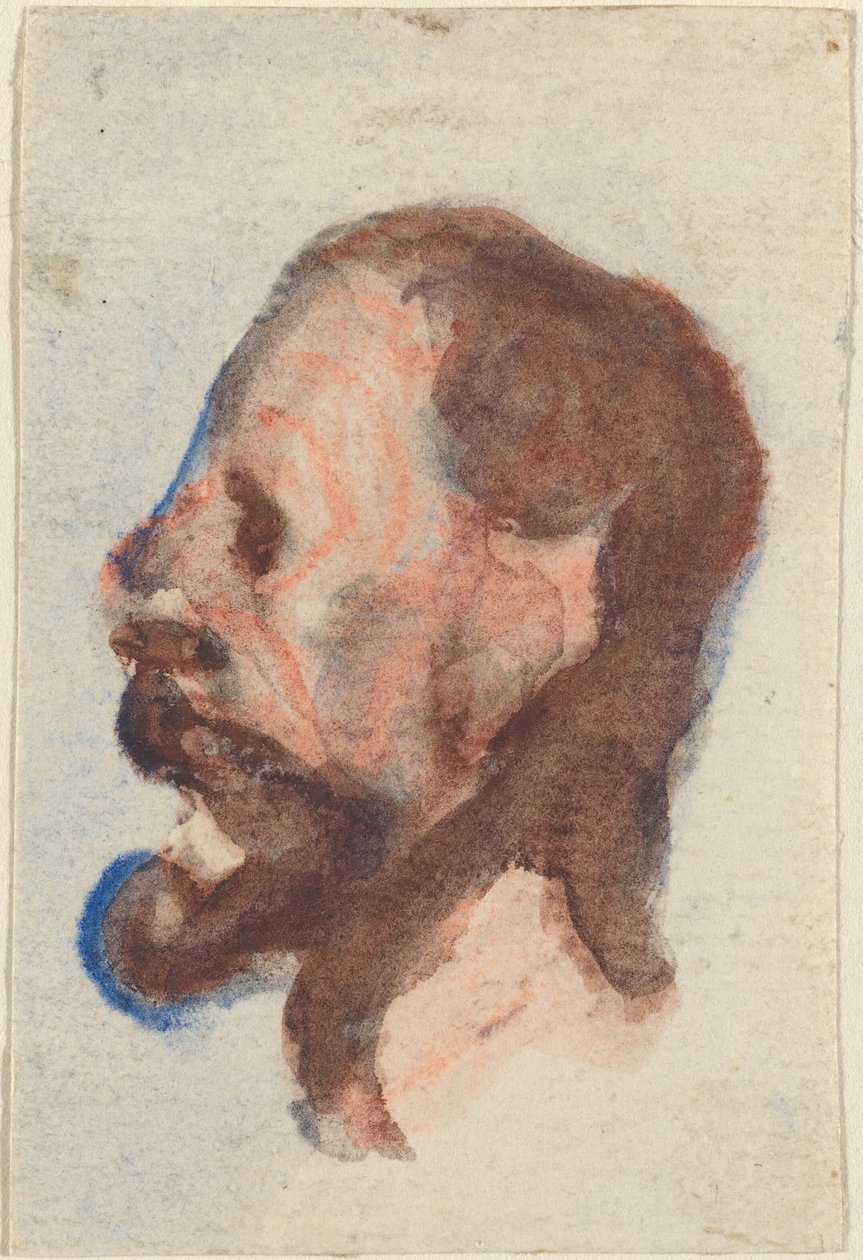 Chef för en man av Honoré Daumier