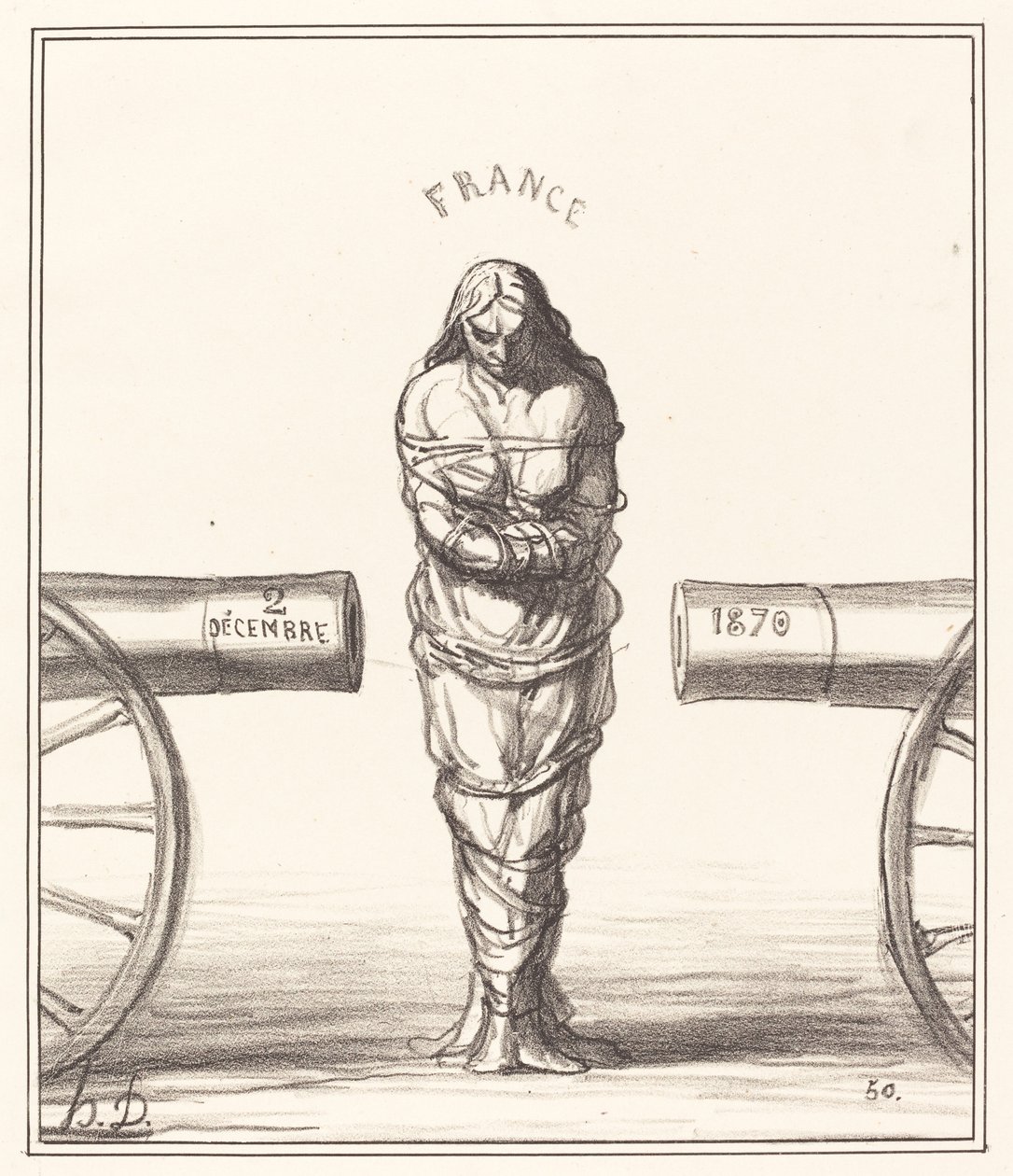 En regeringshistoria av Honoré Daumier