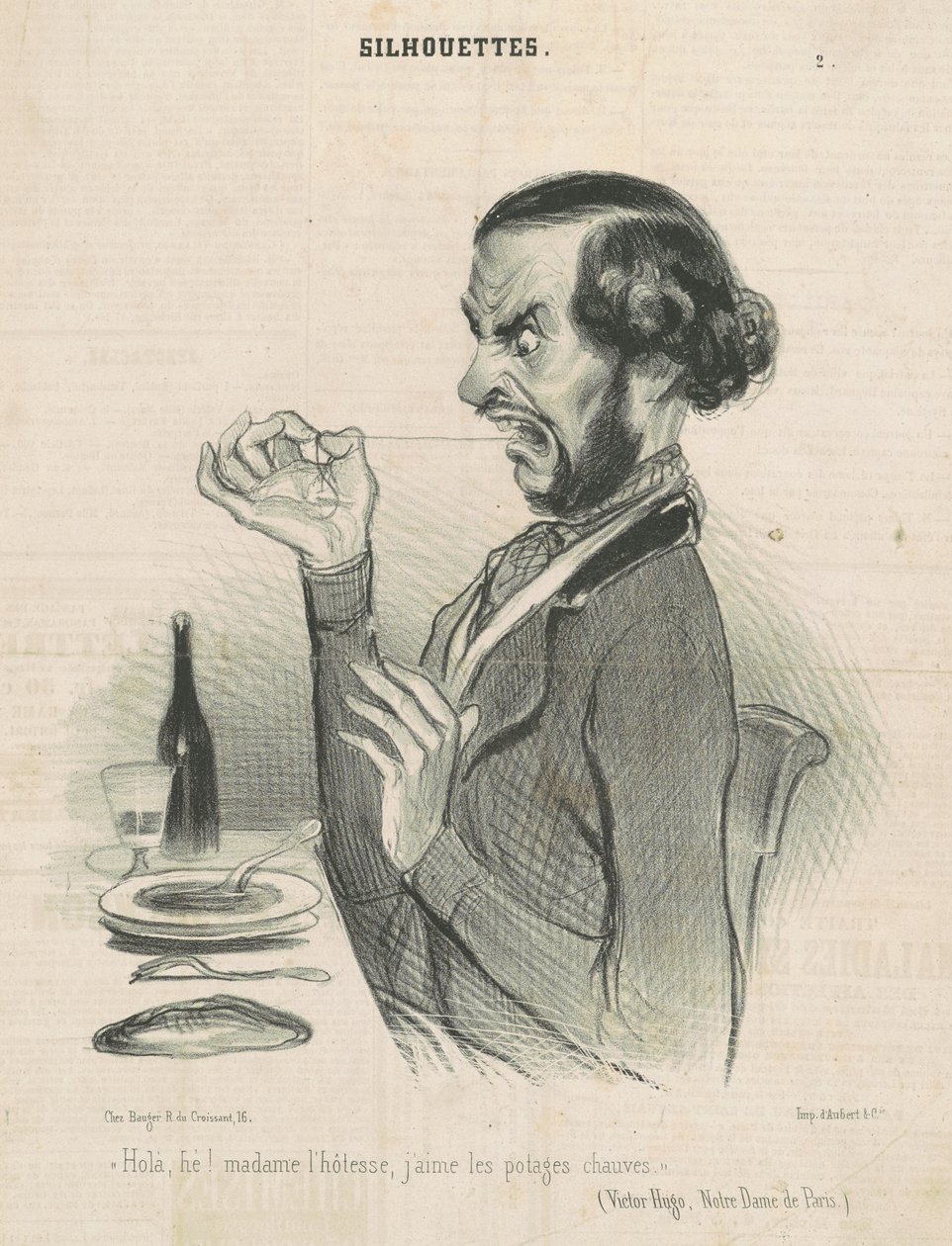 Hej, hej! Fru värdinna av Honoré Daumier