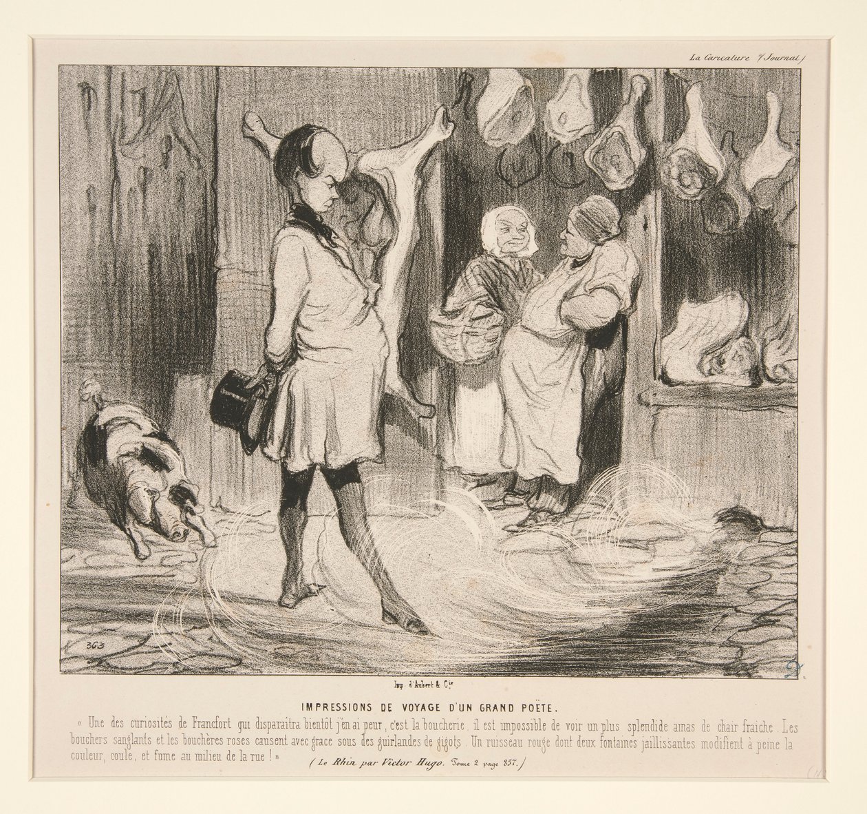 Reseintryck av av Honoré Daumier