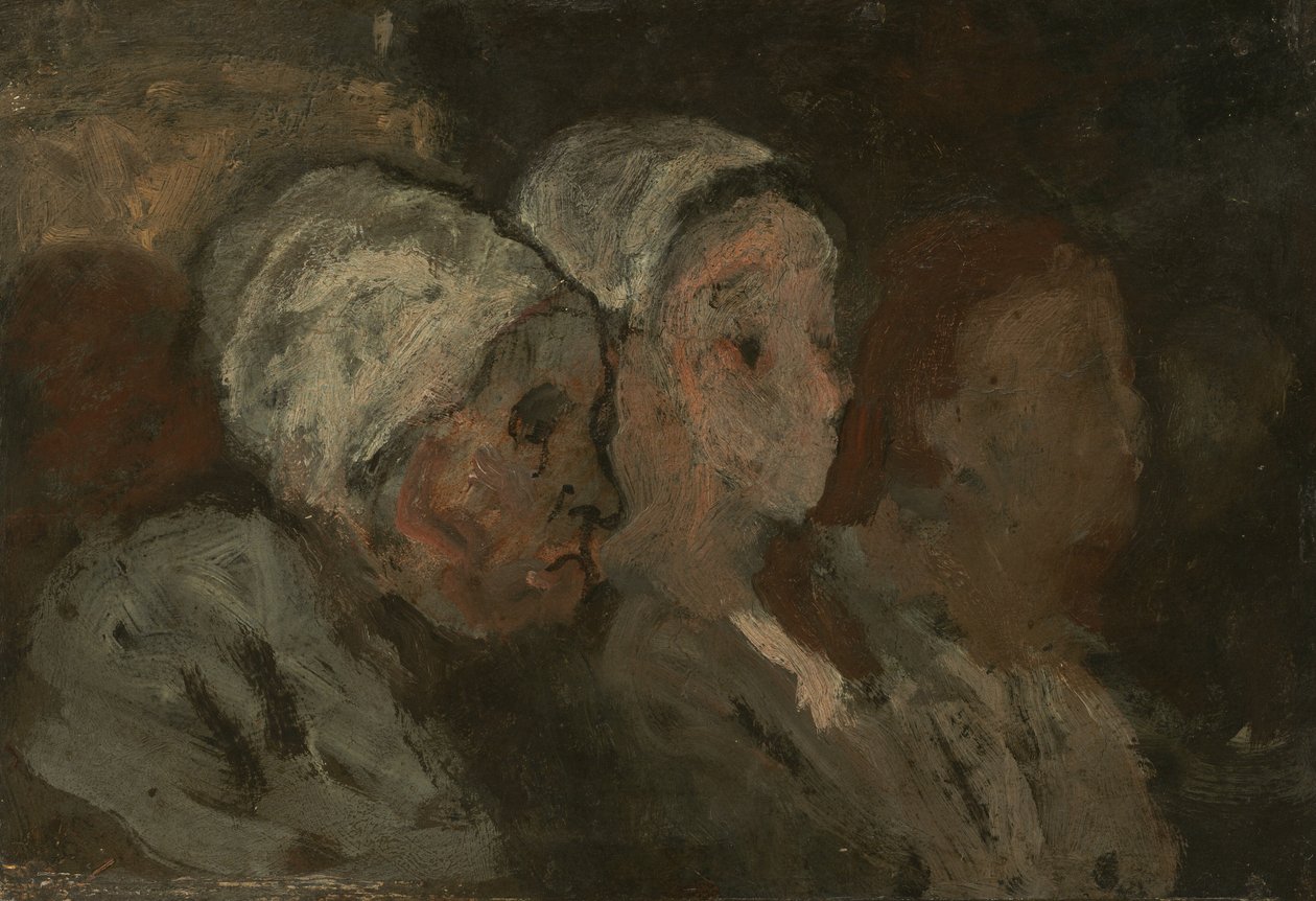 I kyrkan av Honoré Daumier