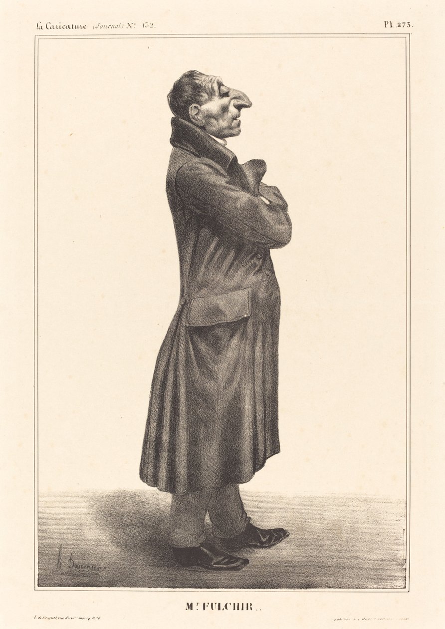 J. Claude Fulchiron av Honoré Daumier