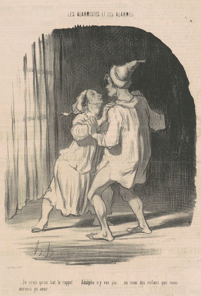 Jag tror att vi slår återkallelsen... av Honoré Daumier
