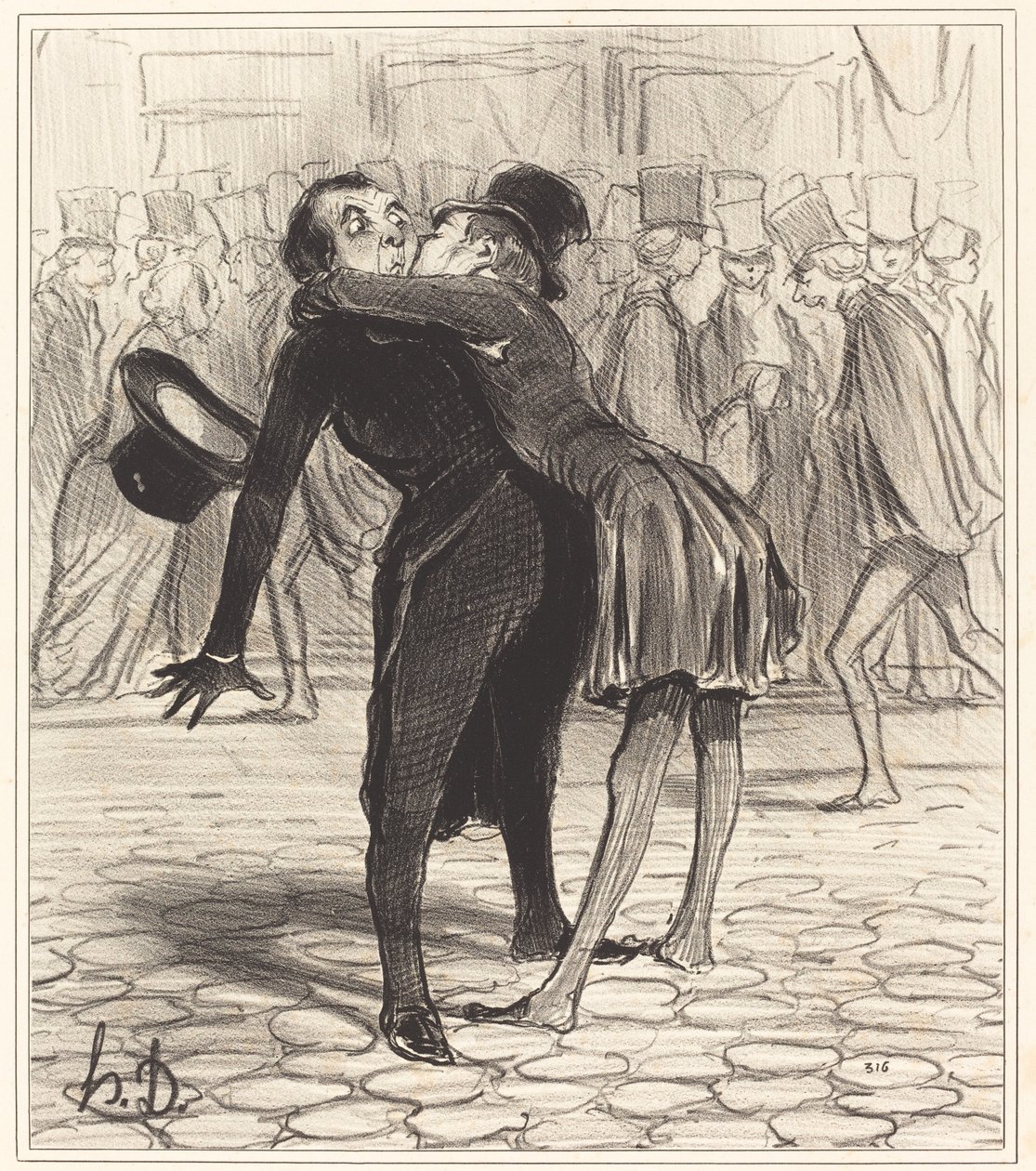 högskolevän av Honoré Daumier