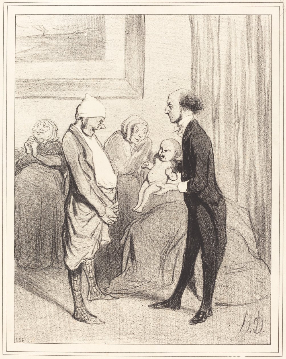 Inträde i livet av Honoré Daumier