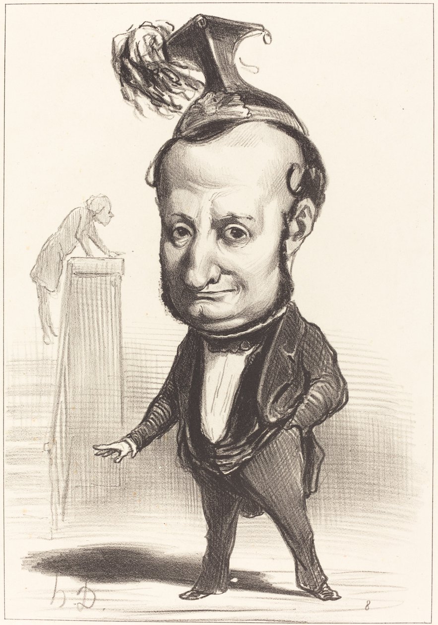 L.F. Raymond Wolowski av Honoré Daumier