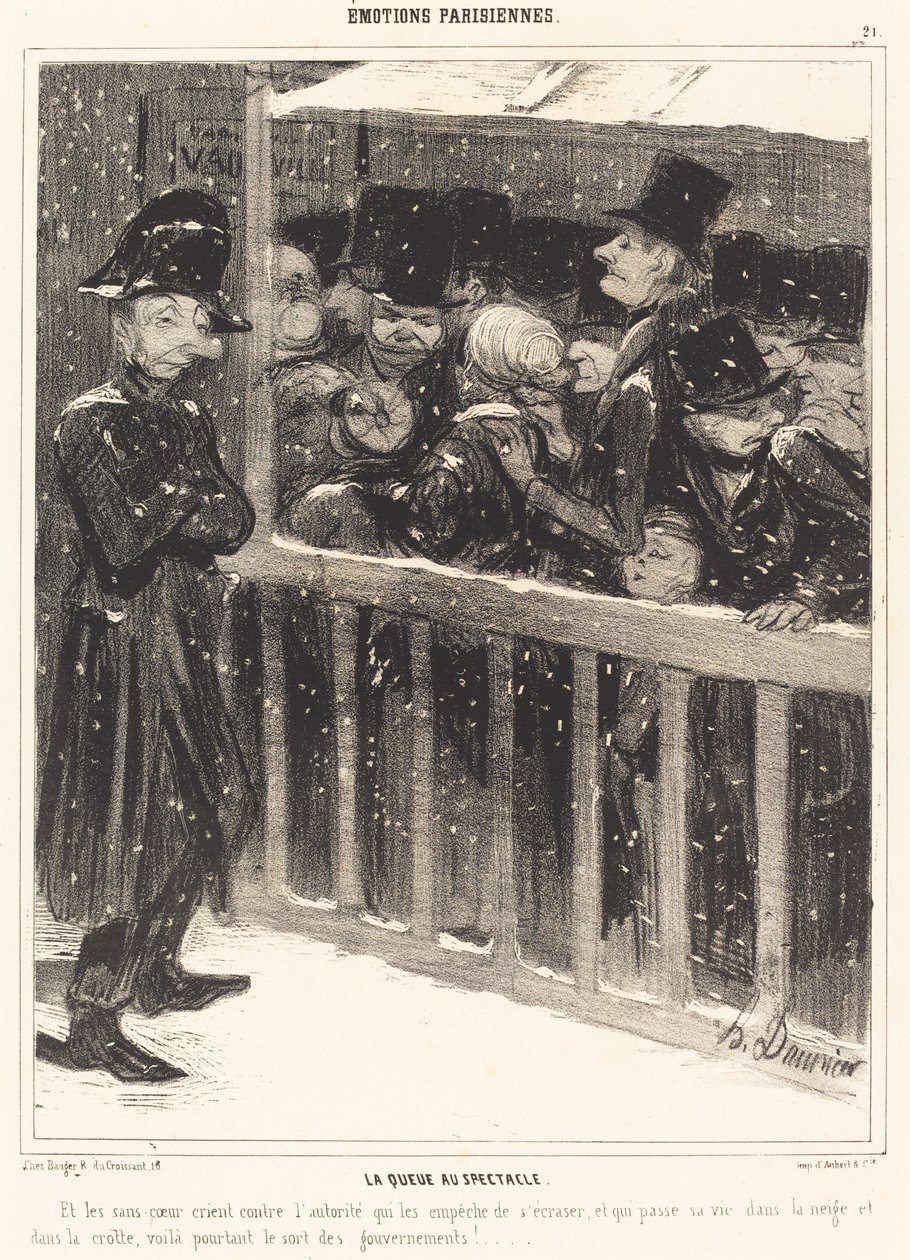 Kön på mässan av Honoré Daumier
