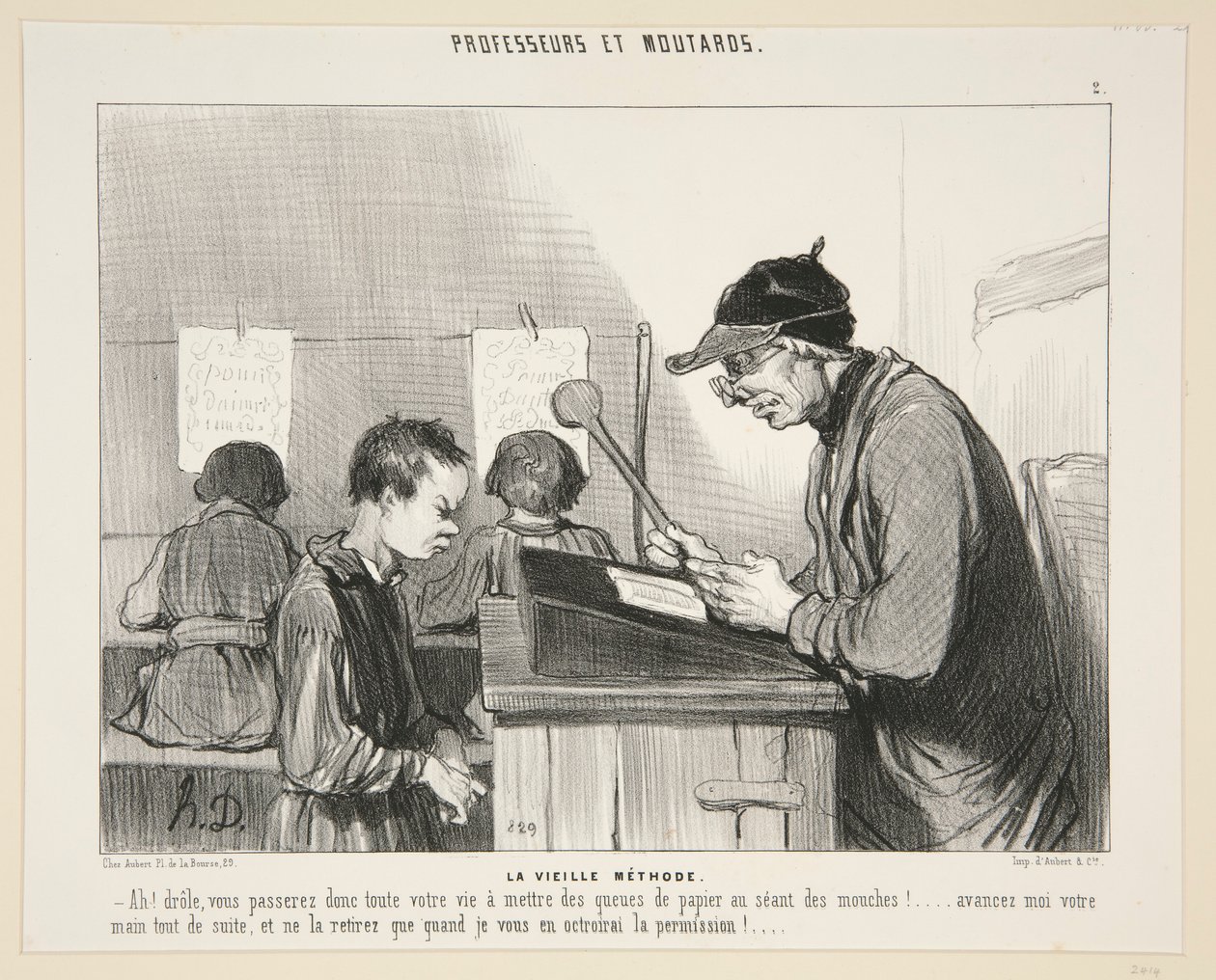 Den gamla M av Honoré Daumier