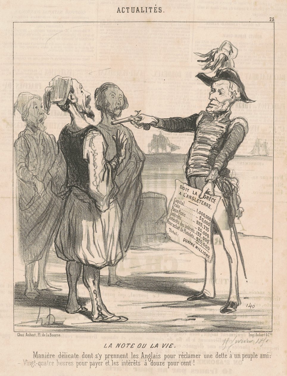 Anteckningen eller livet av Honoré Daumier
