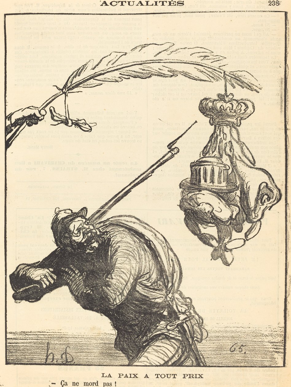 fred till varje pris av Honoré Daumier