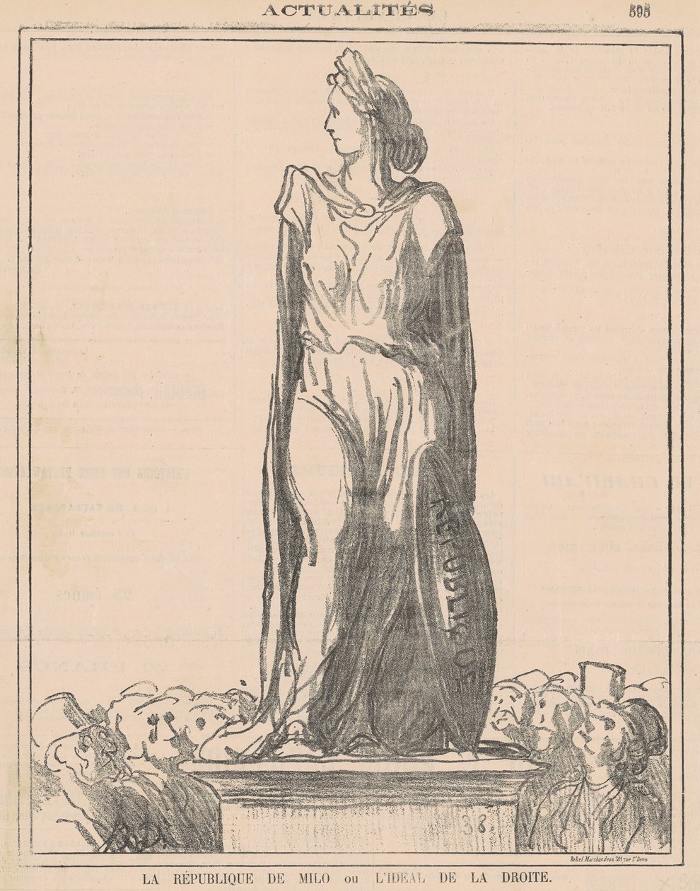 Republiken Milo... av Honoré Daumier