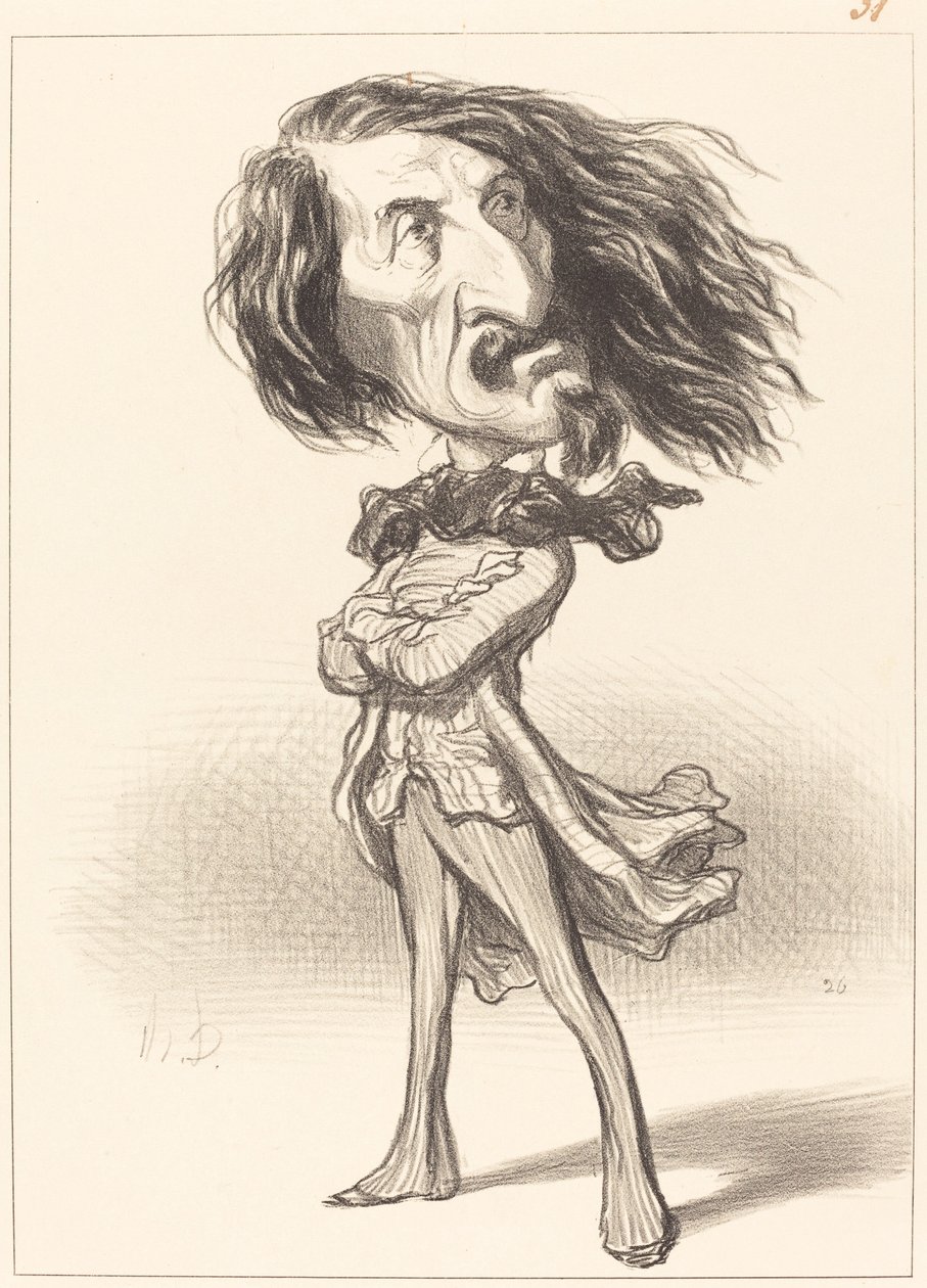 Lagrange av Honoré Daumier