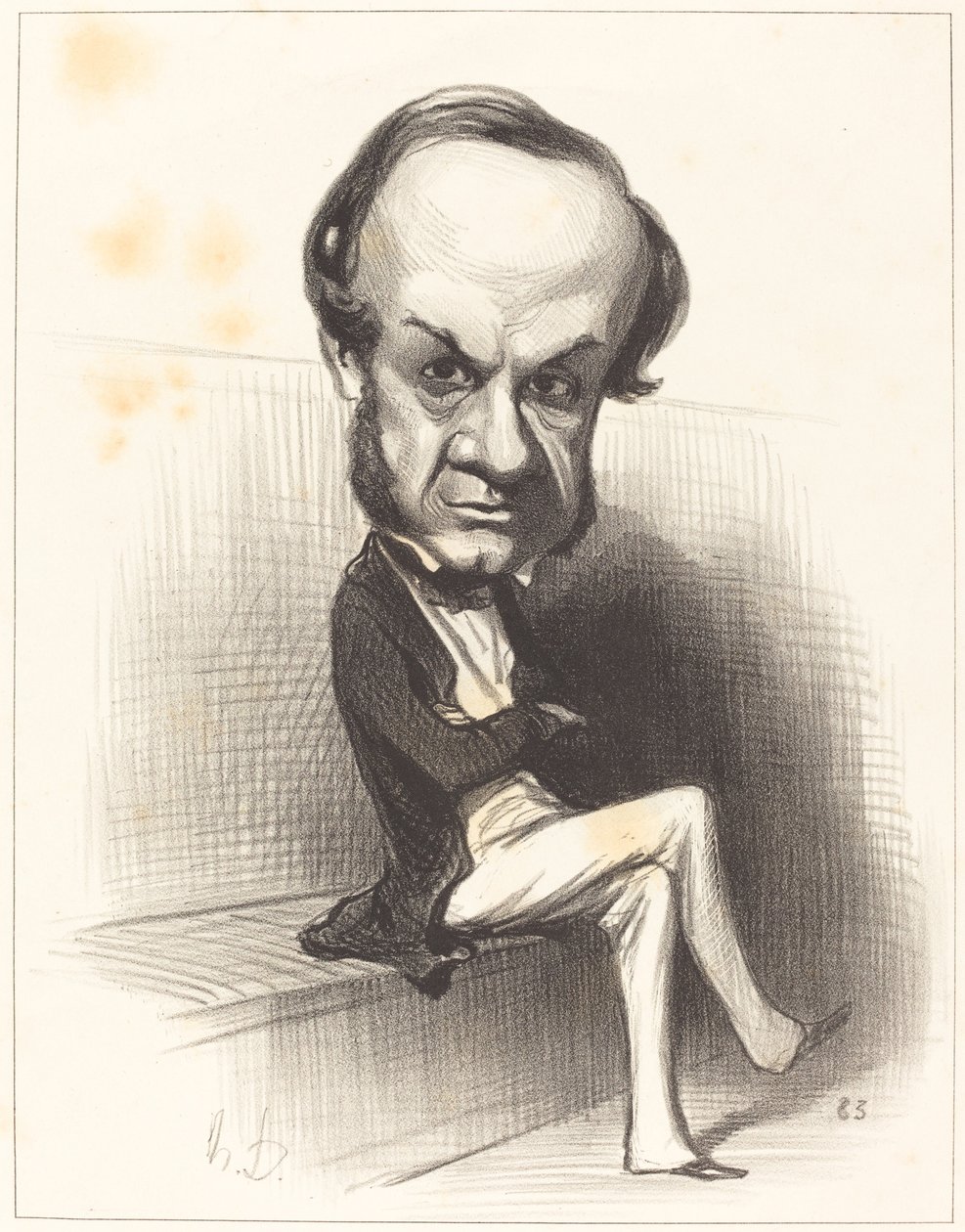 Lannes, hertig av Montebello av Honoré Daumier