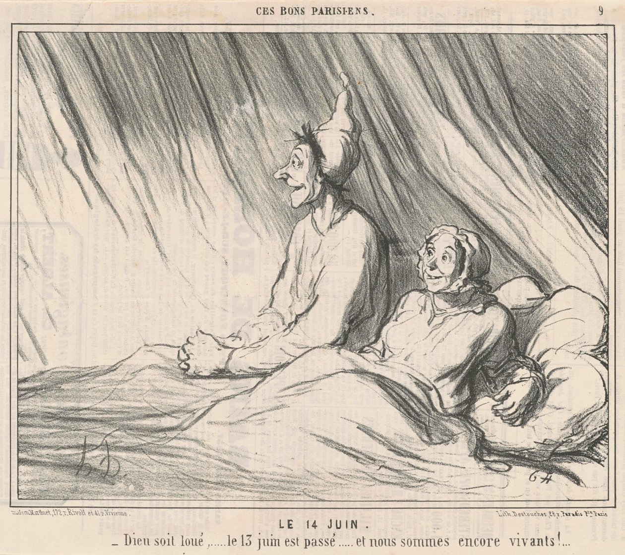 14 juni av Honoré Daumier
