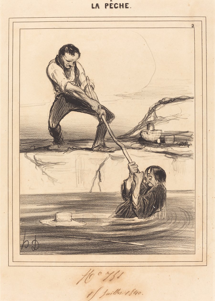Barbillon involverar... av Honoré Daumier