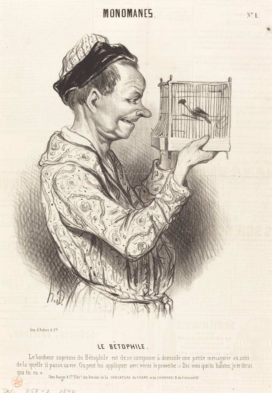 Betofilen av Honoré Daumier