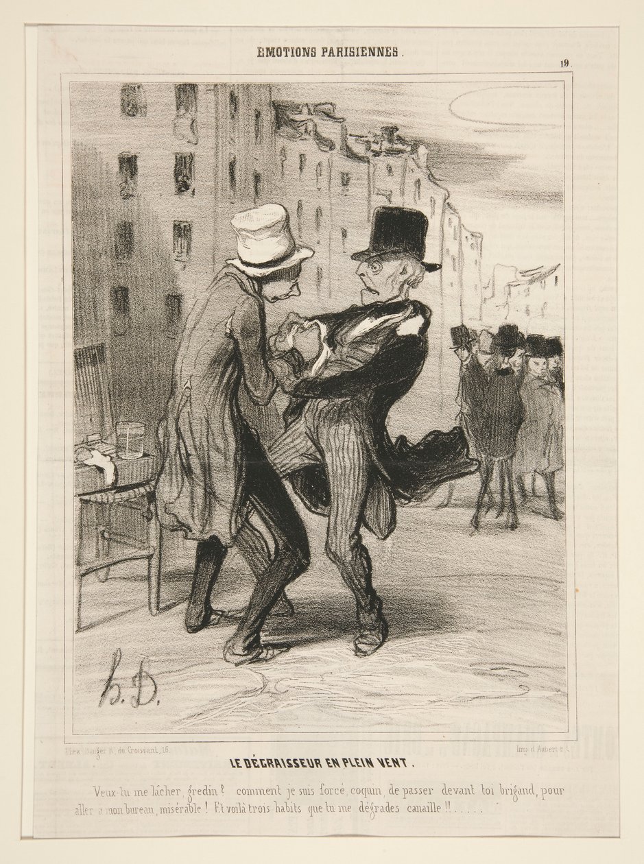 Avfettningsmedlet i det fria av Honoré Daumier