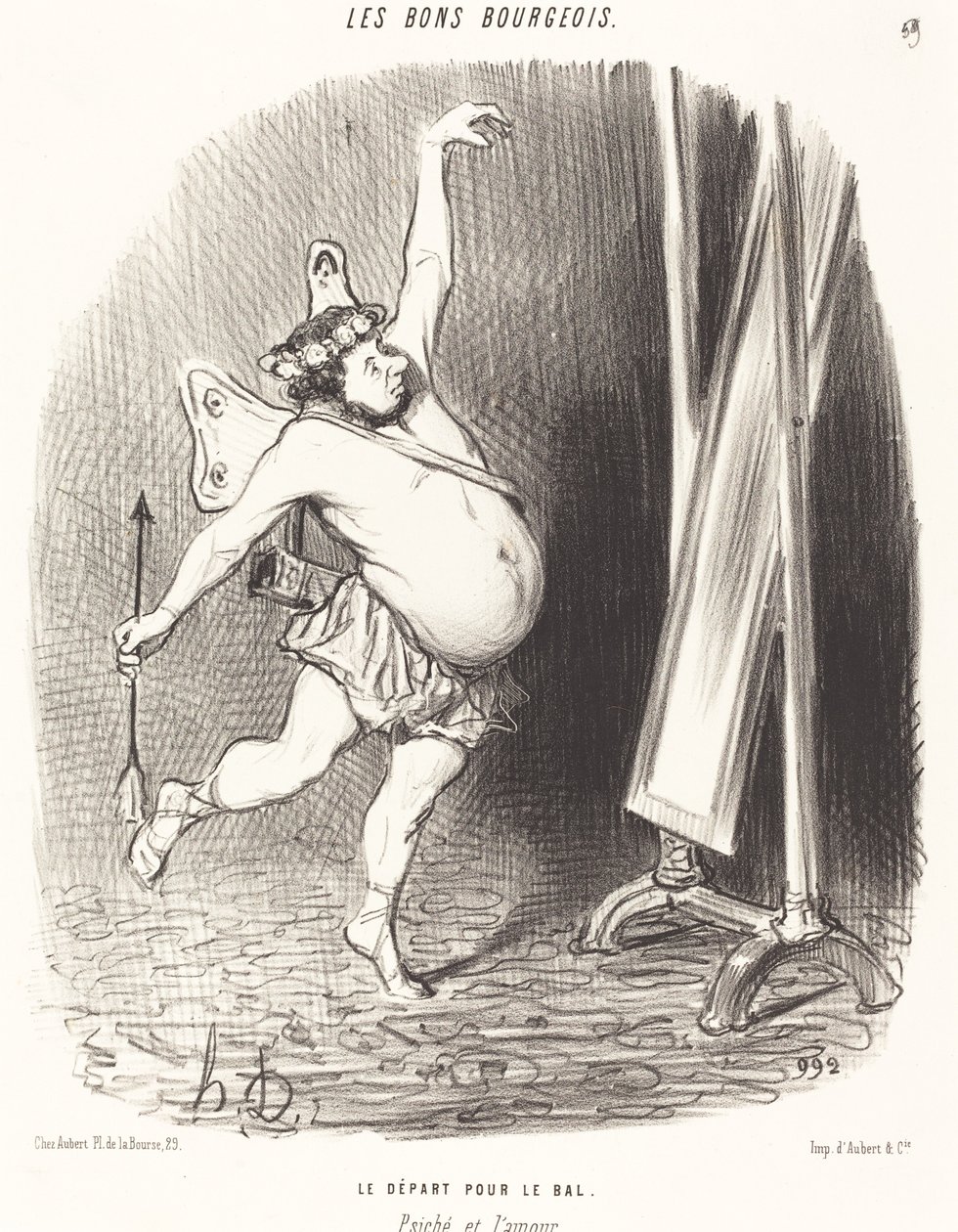 Åker till balen av Honoré Daumier