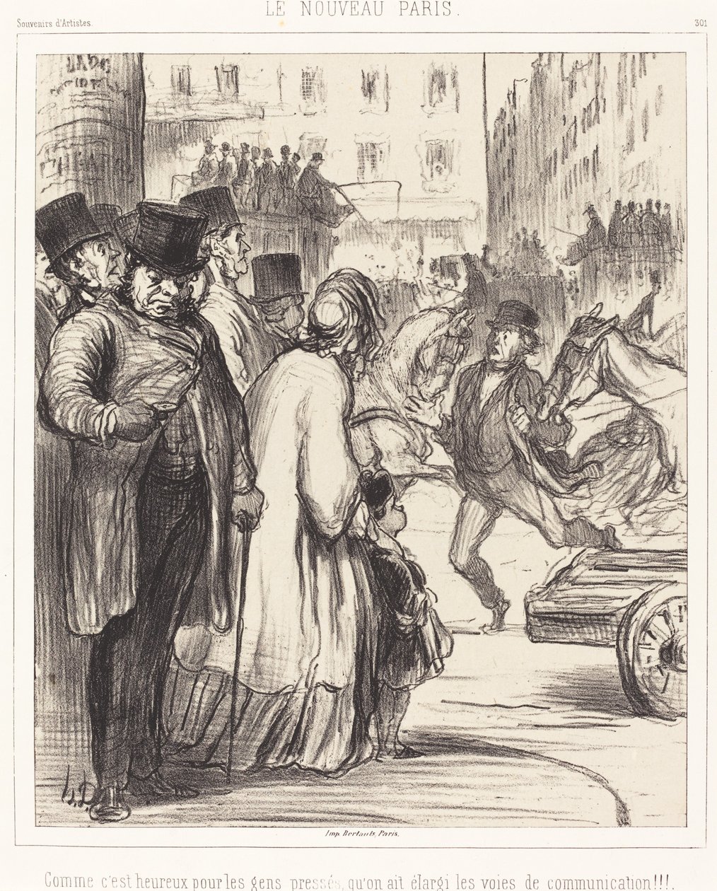 Det nya Paris av Honoré Daumier